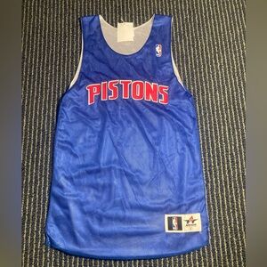 NWT Team NBA Detroit Pistons Reversible Practice Jersey Small Alleson Athletics